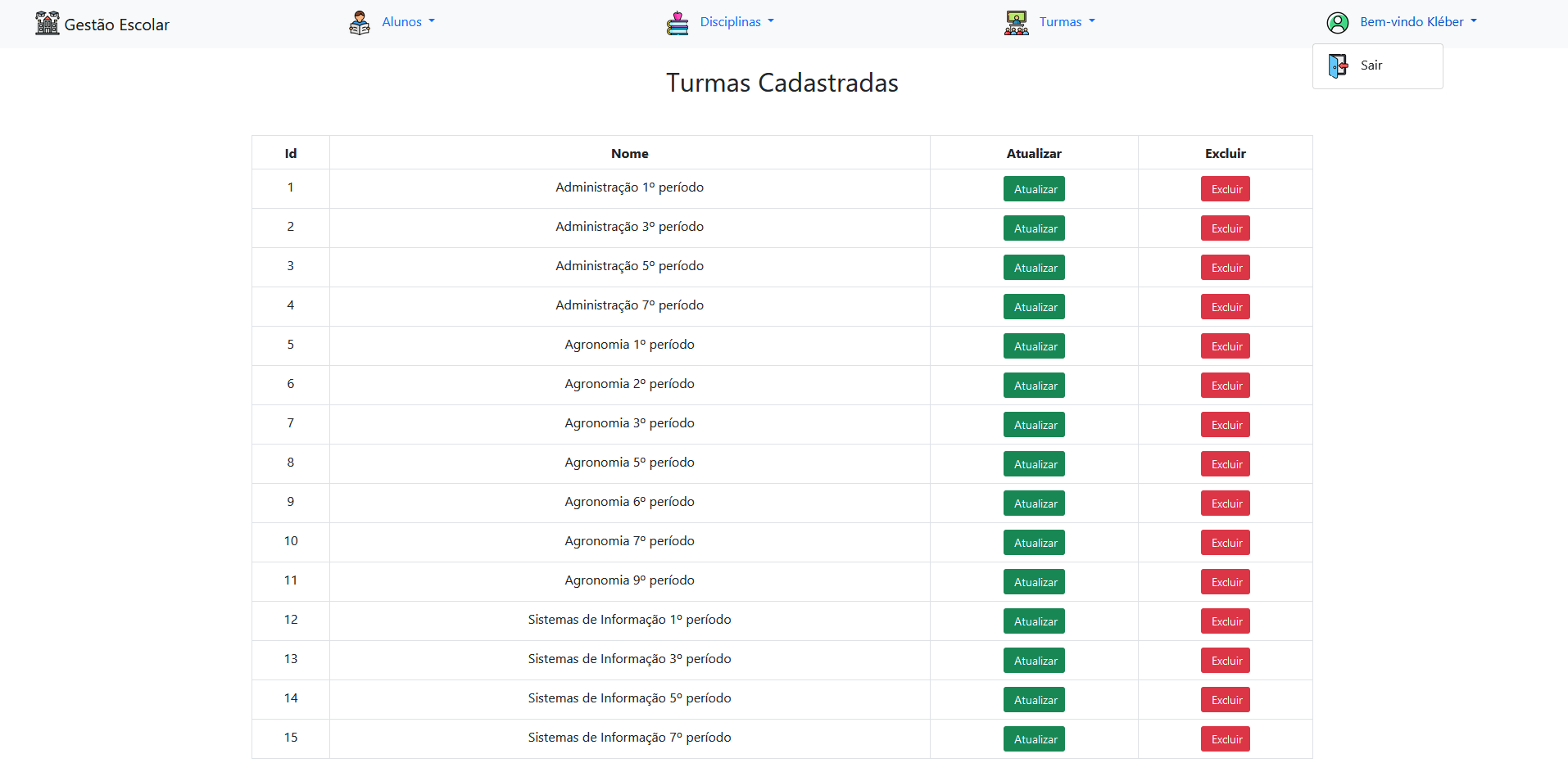 GitHub - kleber0a0m/escola: Esta é uma aplicação web desenvolvida em ...