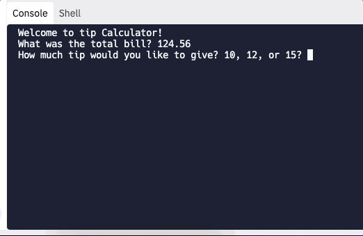 GitHub - operator-19/tip-calculator-py: data type conversion from input ...
