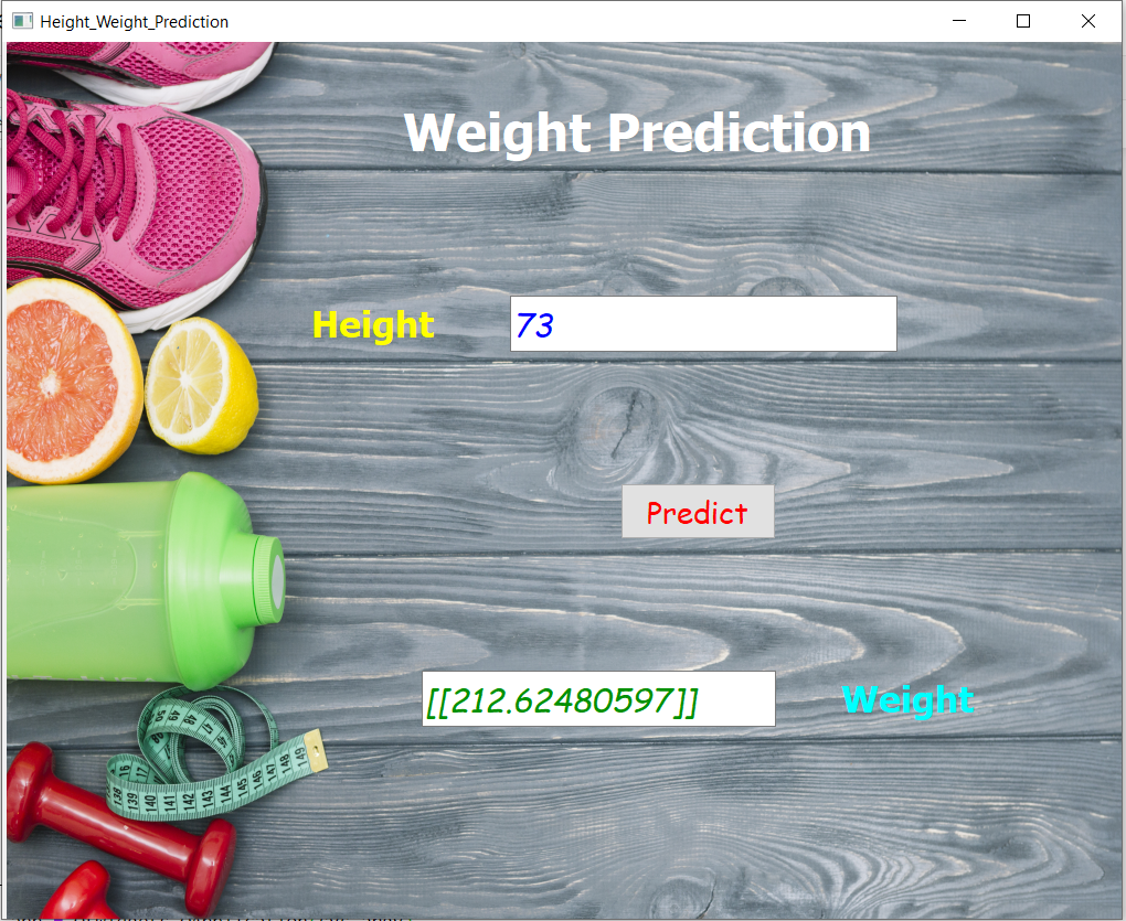 GitHub - arman189/Weight_Prediction: Weight Prediction is a model which ...