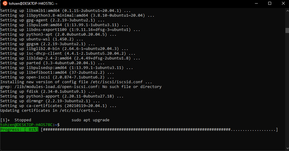 ^Z [1]+ Stopped · Issue #7213 · microsoft/WSL · GitHub