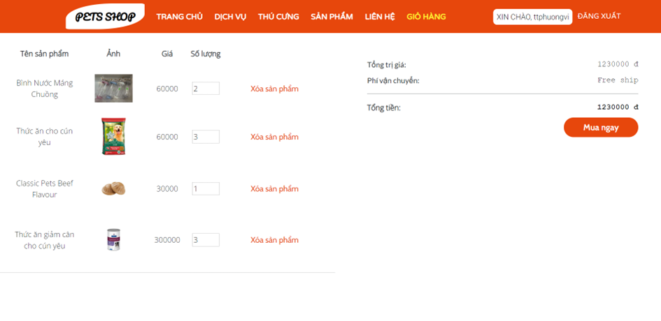 GitHub - ngdanhtrung/petshop-farmstack