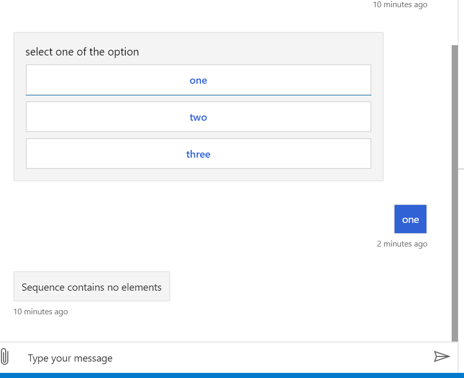 multiple choice action prompt is not working properly after updating to ...