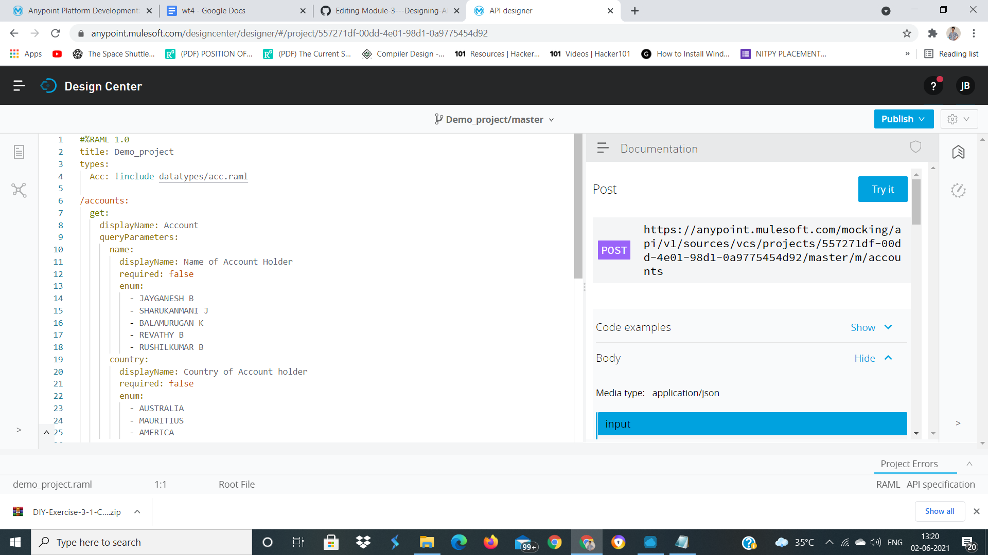 GitHub - brjayganesh2606/Module-3-Designing-APIs