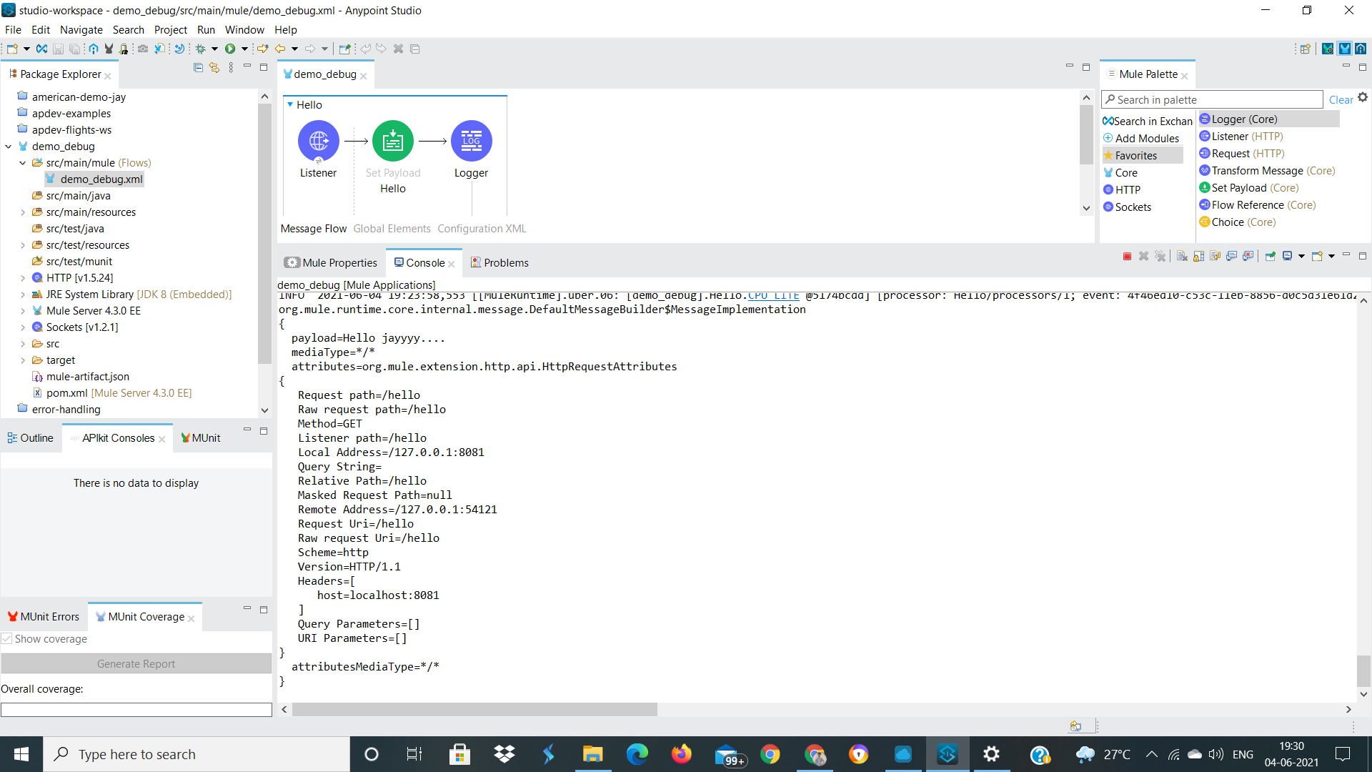 GitHub brjayganesh2606/Module6AccessingandmodifyingMuleevents