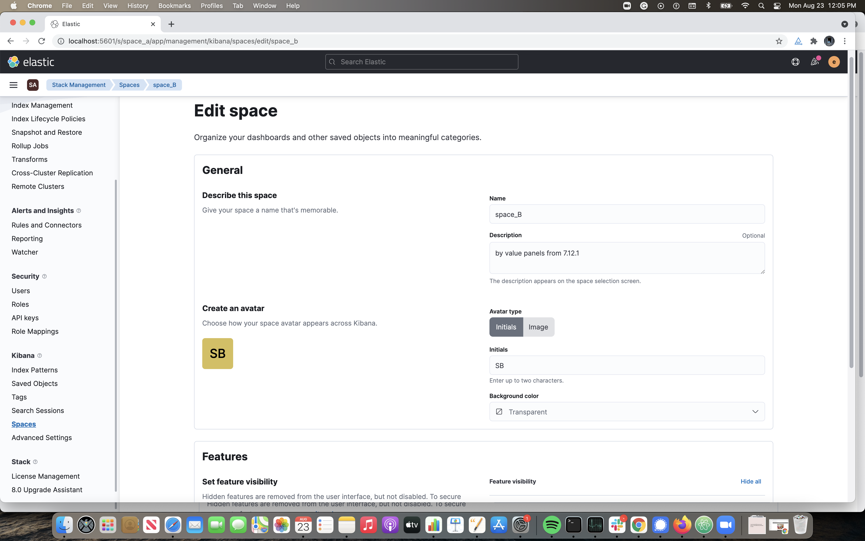 Upgraded space in 7.15 don't handle colour if its not defined in ...