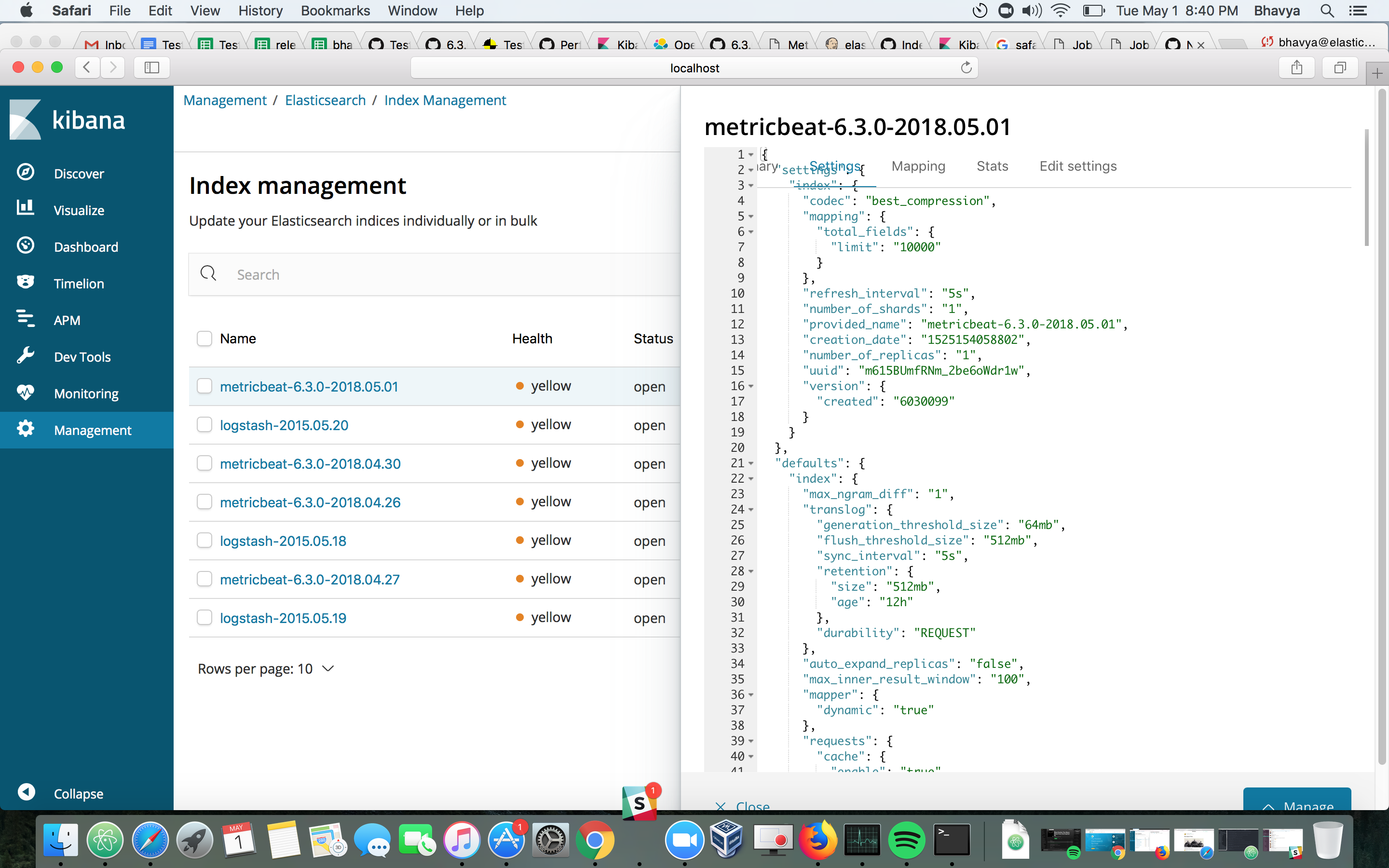 Index management layout is not aligned in Safari. · Issue #18693 ...