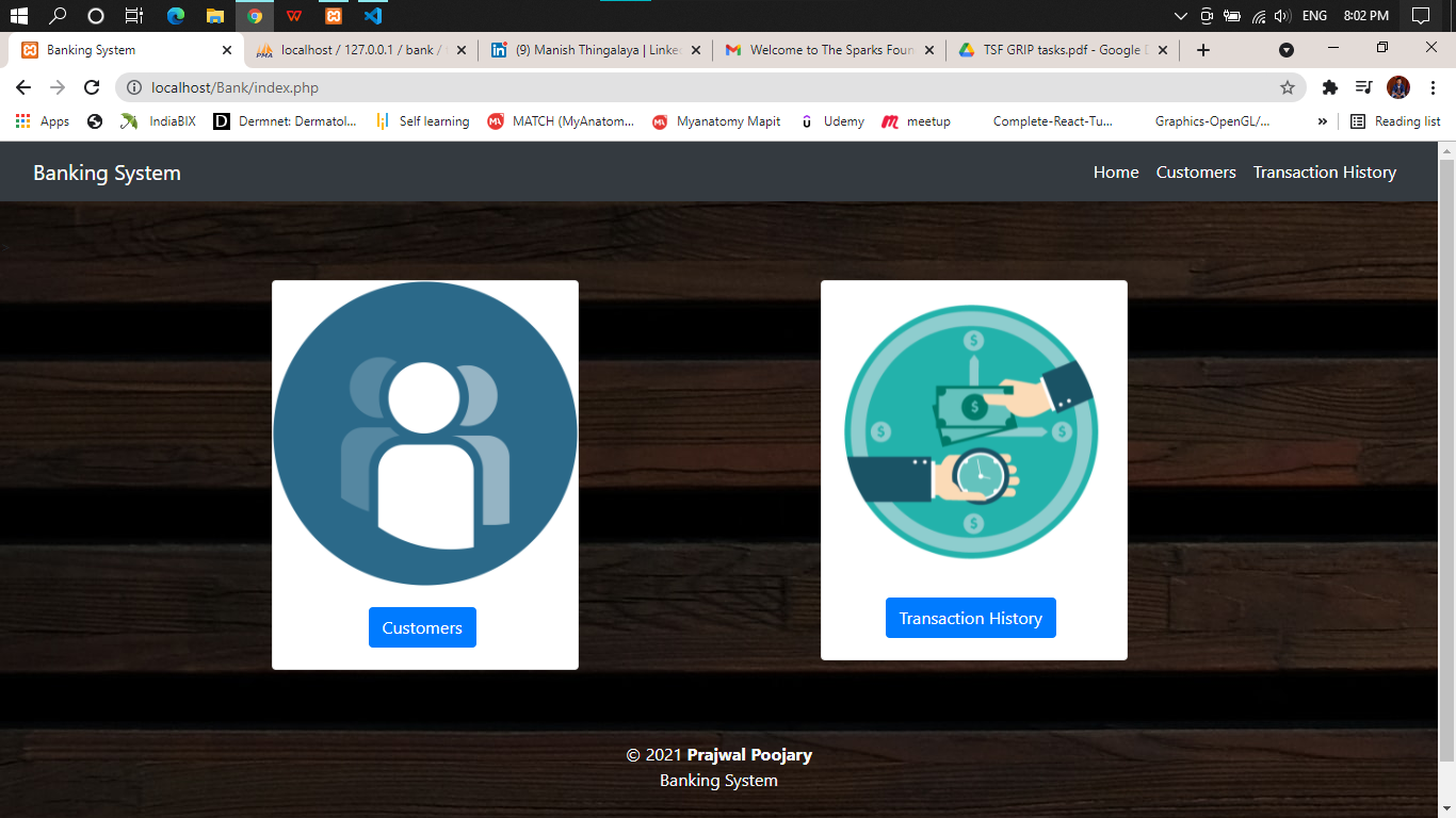 GitHub - Prajju2000/Basic-Banking-System