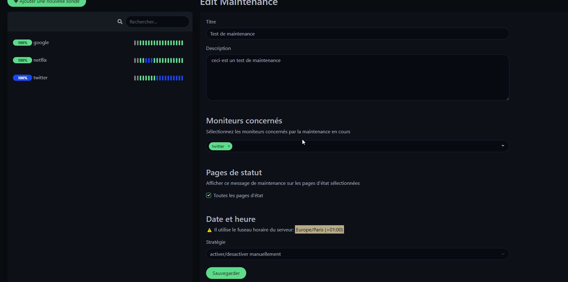 manual maintenance mode does not display title or description · Issue ...