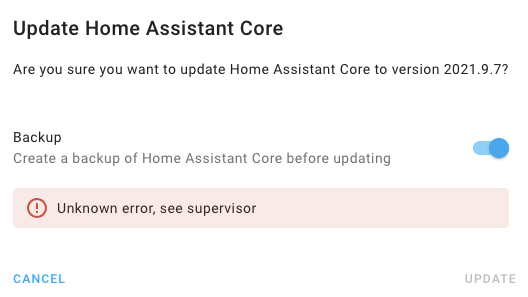 Can't update to the latest version - Supervisor Error · Issue #56455 ...