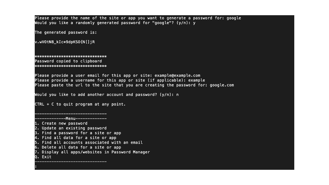 GitHub - gmlesher/pwmanager: Application for storing secured passwords