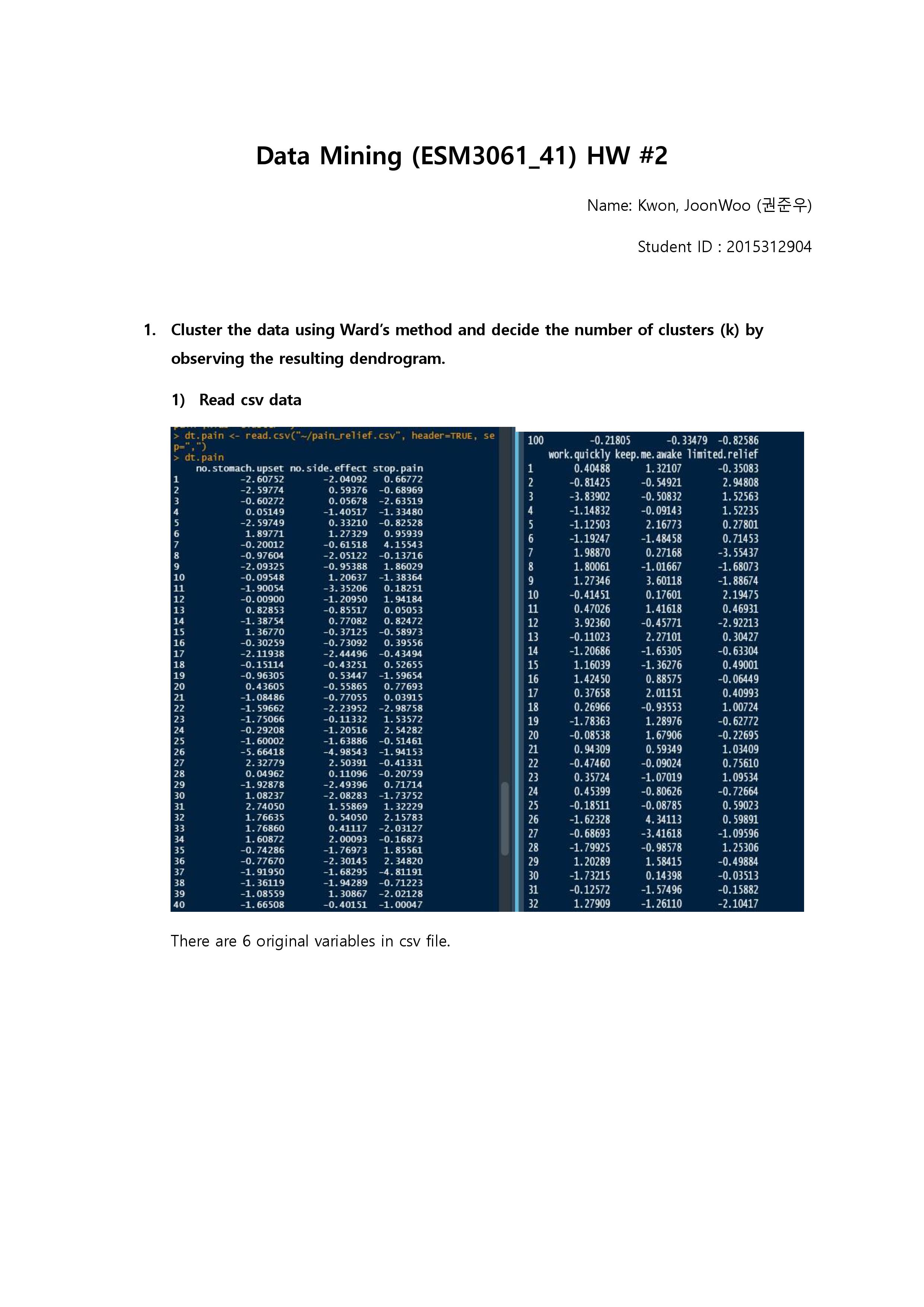 GitHub - ioahKwon/Wards-Method-and-PCA-analysis: [Data Mining] Data ...