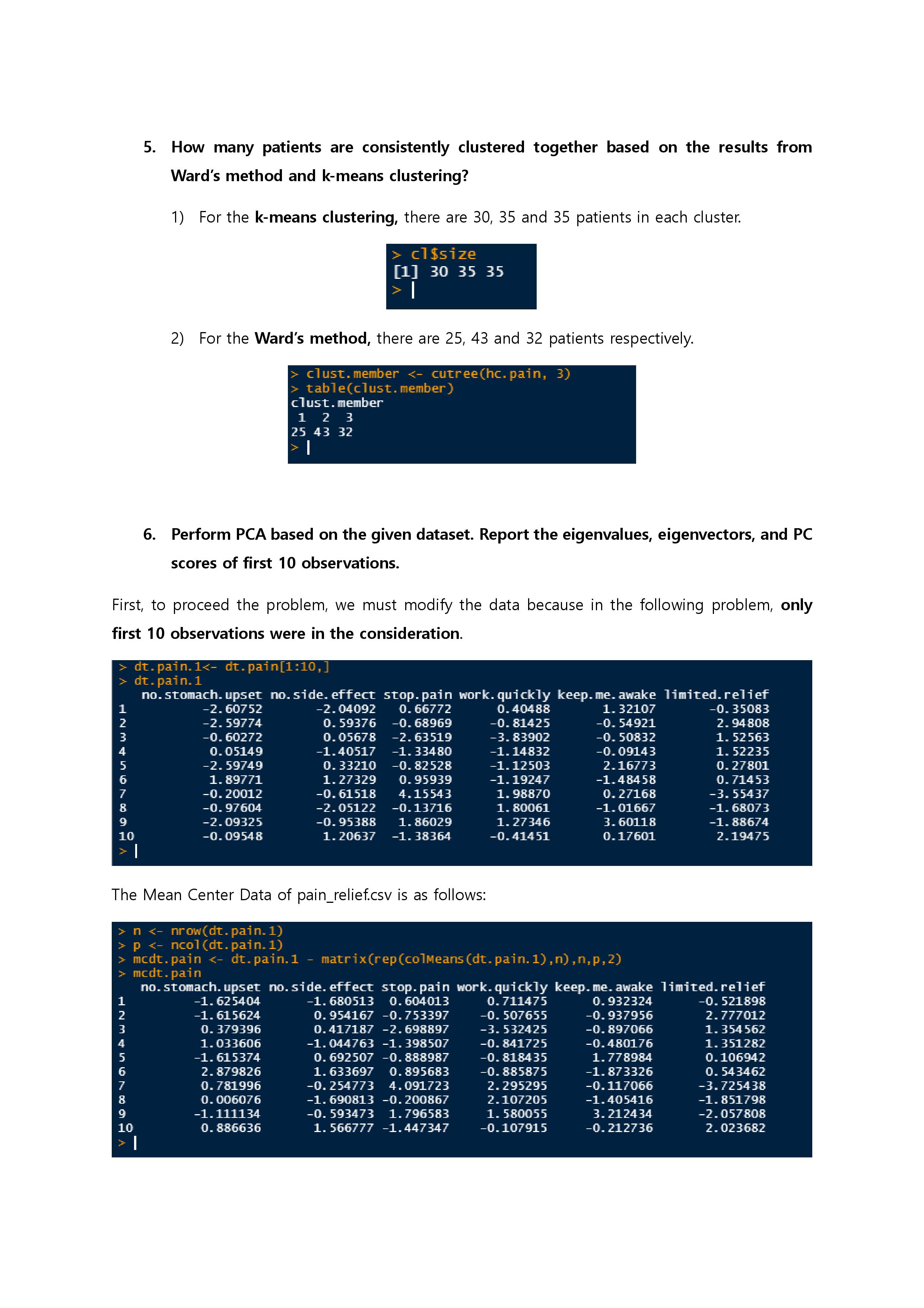 GitHub - ioahKwon/Wards-Method-and-PCA-analysis: [Data Mining] Data ...