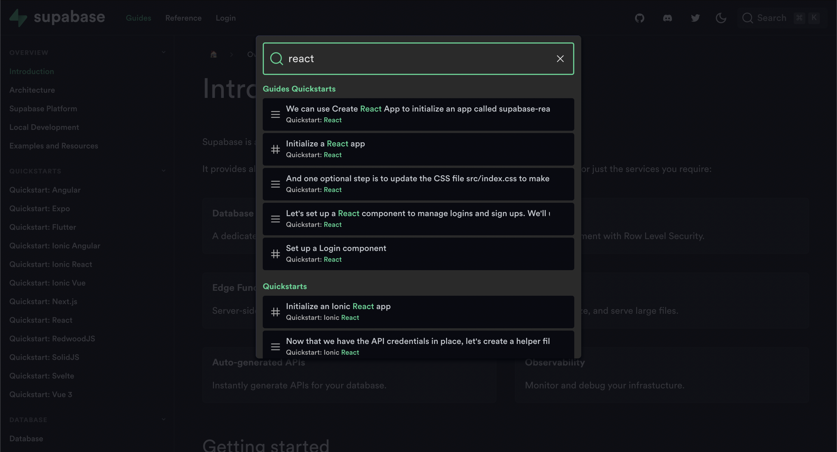 Search broken in docs · Issue #6007 · supabase/supabase · GitHub