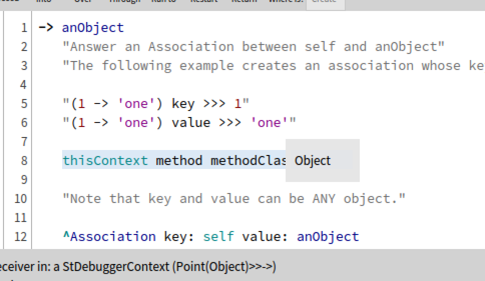 Evaluation within the debugger uses a wrong context · Issue #112 ...