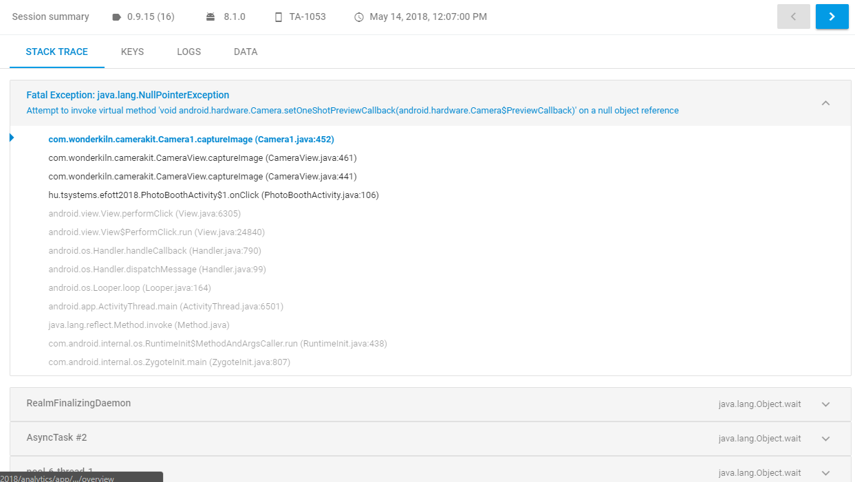 NullpointerException · Issue #358 · CameraKit/camerakit-android · GitHub