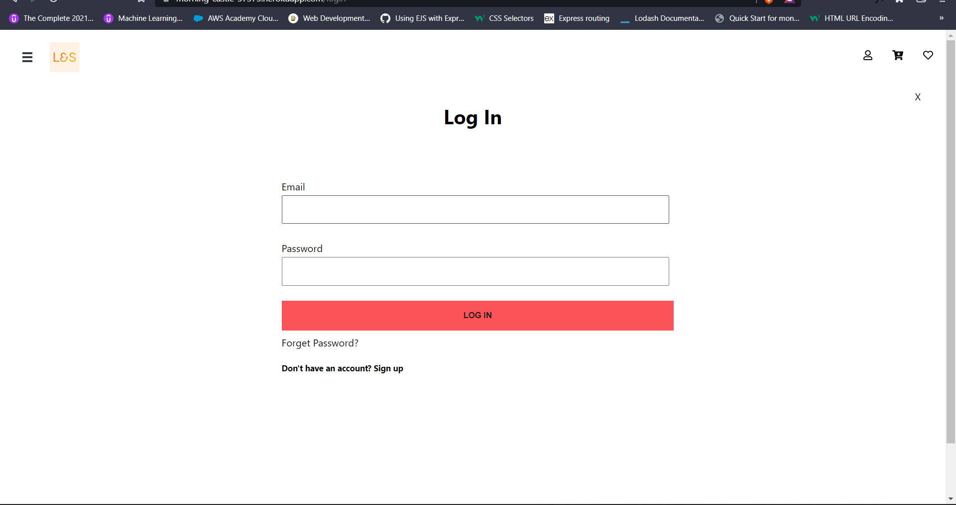 GitHub - SatyamBhat/E-commerce-website