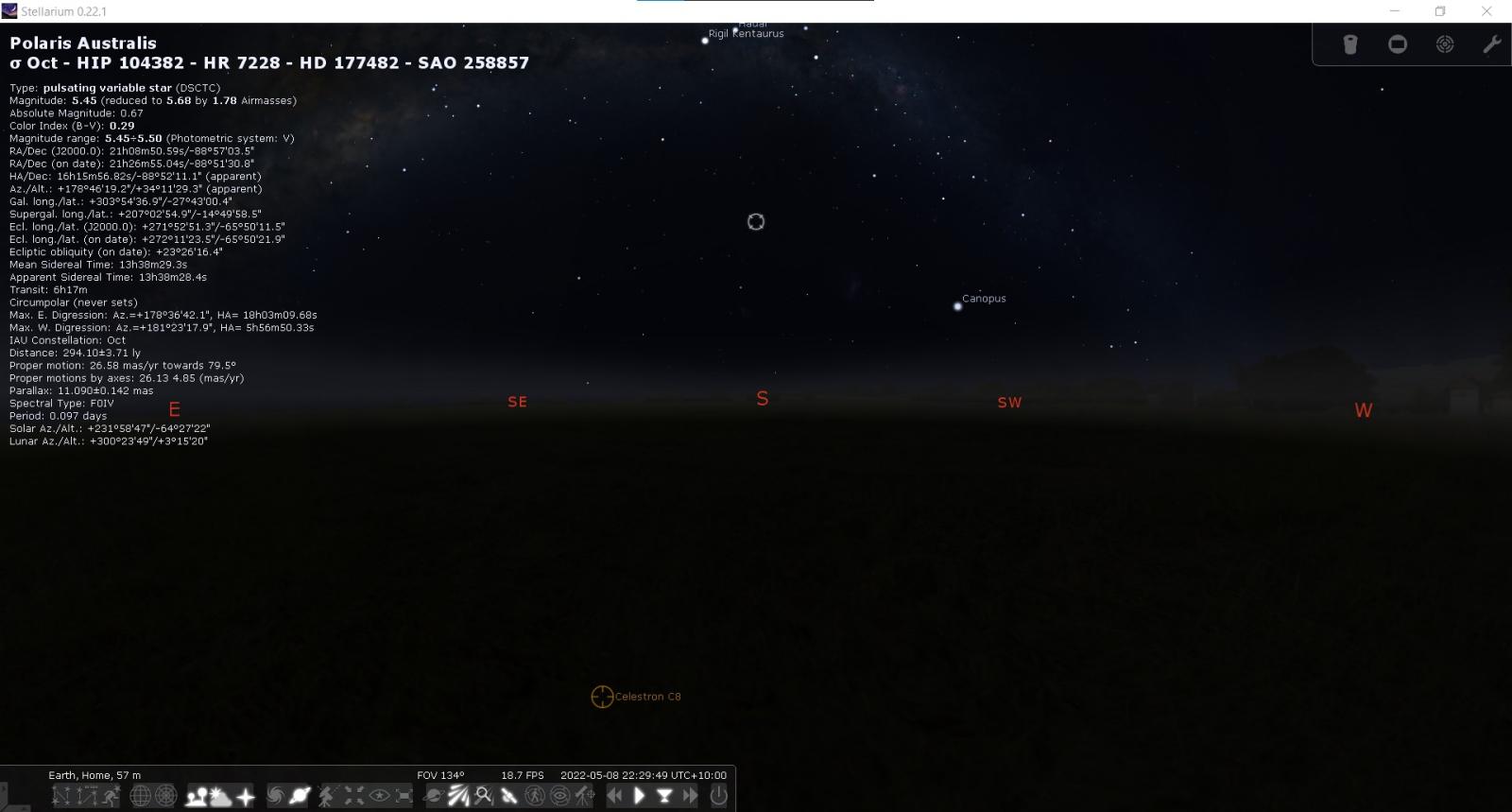 Telescope reticle position problem · Stellarium stellarium · Discussion