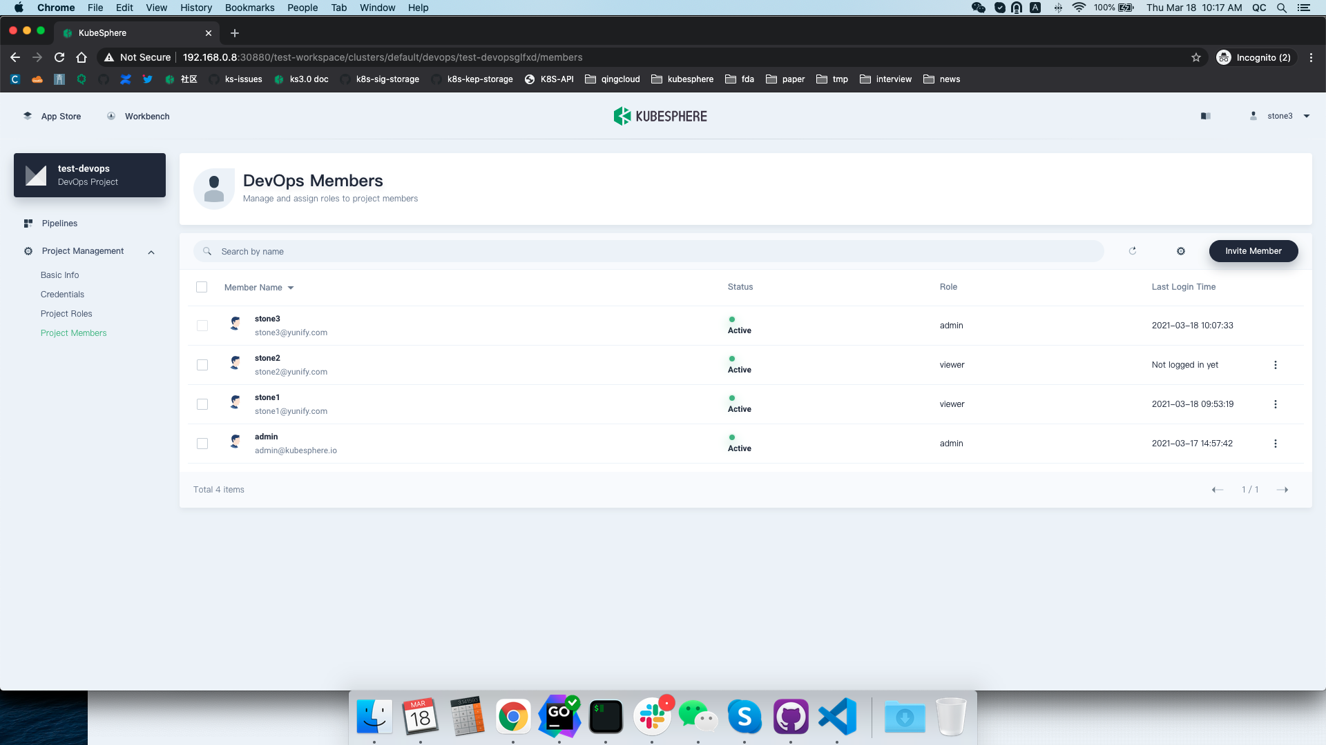 kubesphere 3.1: devops admin can not approve a pipeline · Issue #3513 ...