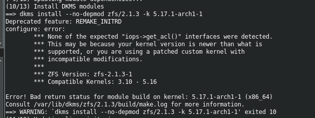 zfs-2.1.4 is out! · Issue #443 · archzfs/archzfs · GitHub