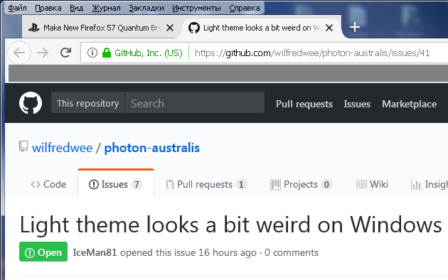 Light theme looks a bit weird on Windows 7 · Issue #41 · wilfredwee ...