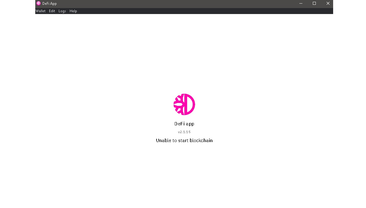 App error message