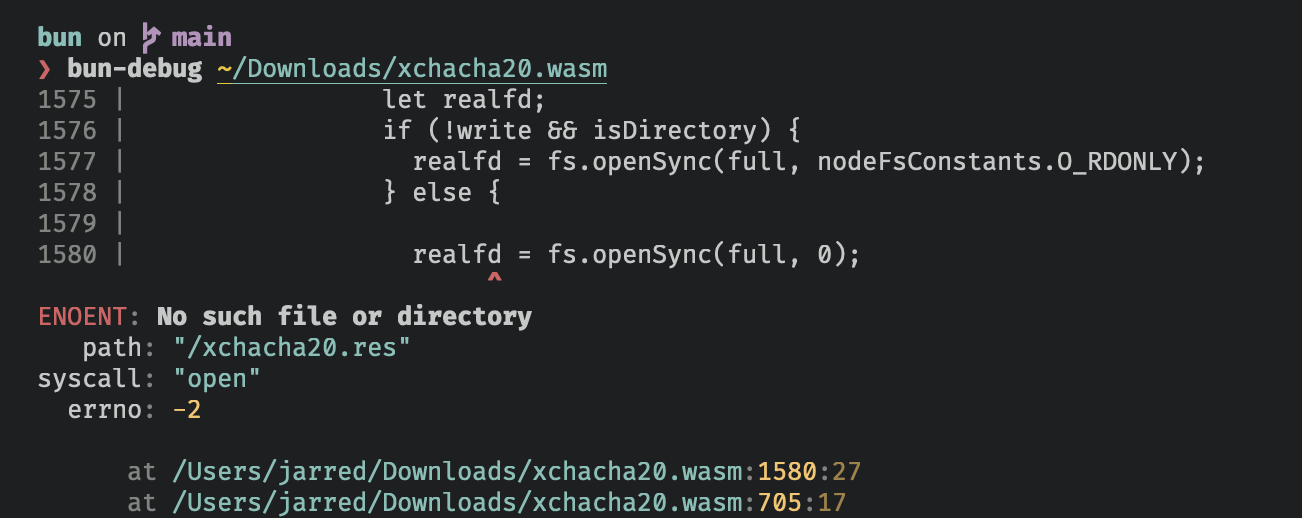 Issue running some WASI files · Issue #1960 · oven-sh/bun · GitHub