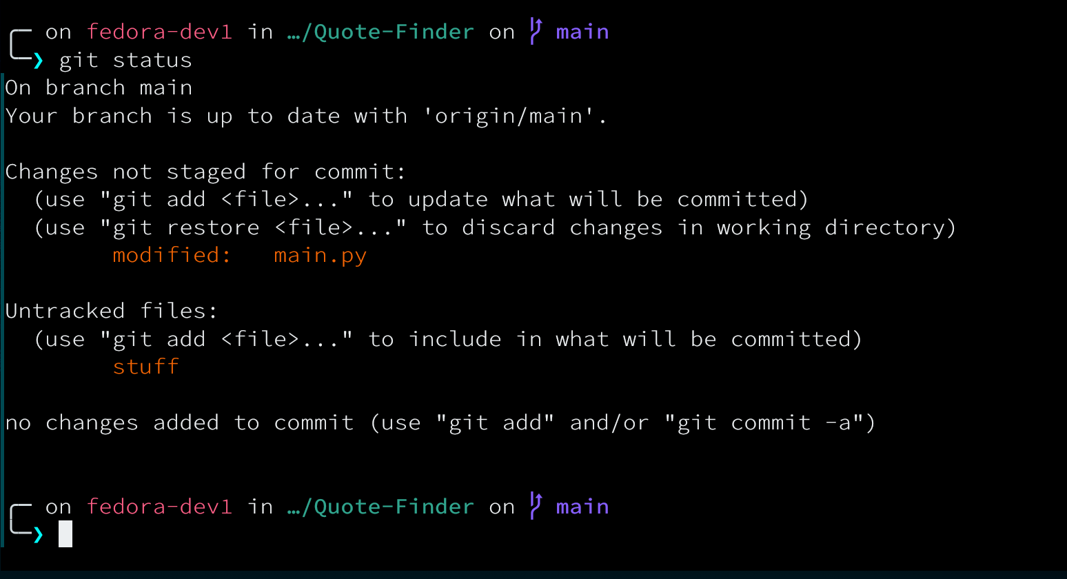 Having issues making git status work and vscode integrated terminal ...