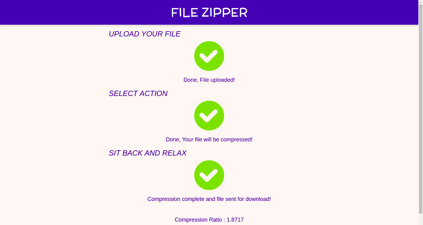 GitHub - Harshit3211/Zipper: A text file zipper made with HTML, CSS and ...