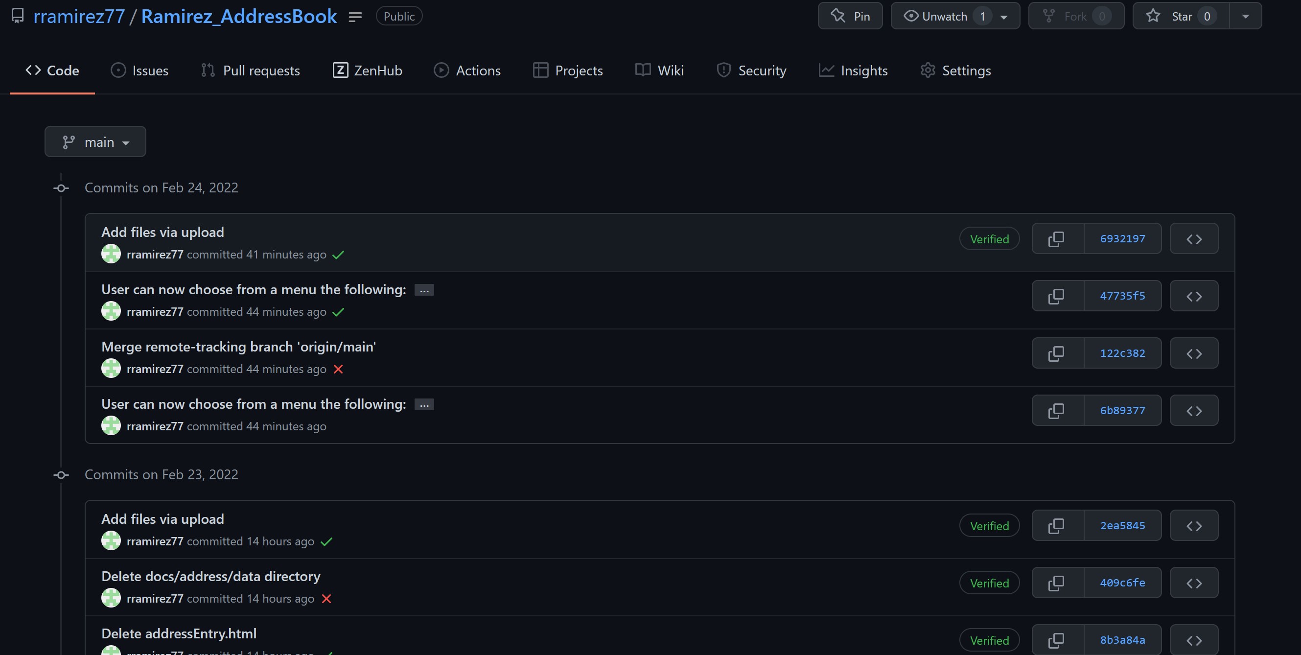 githubCommits