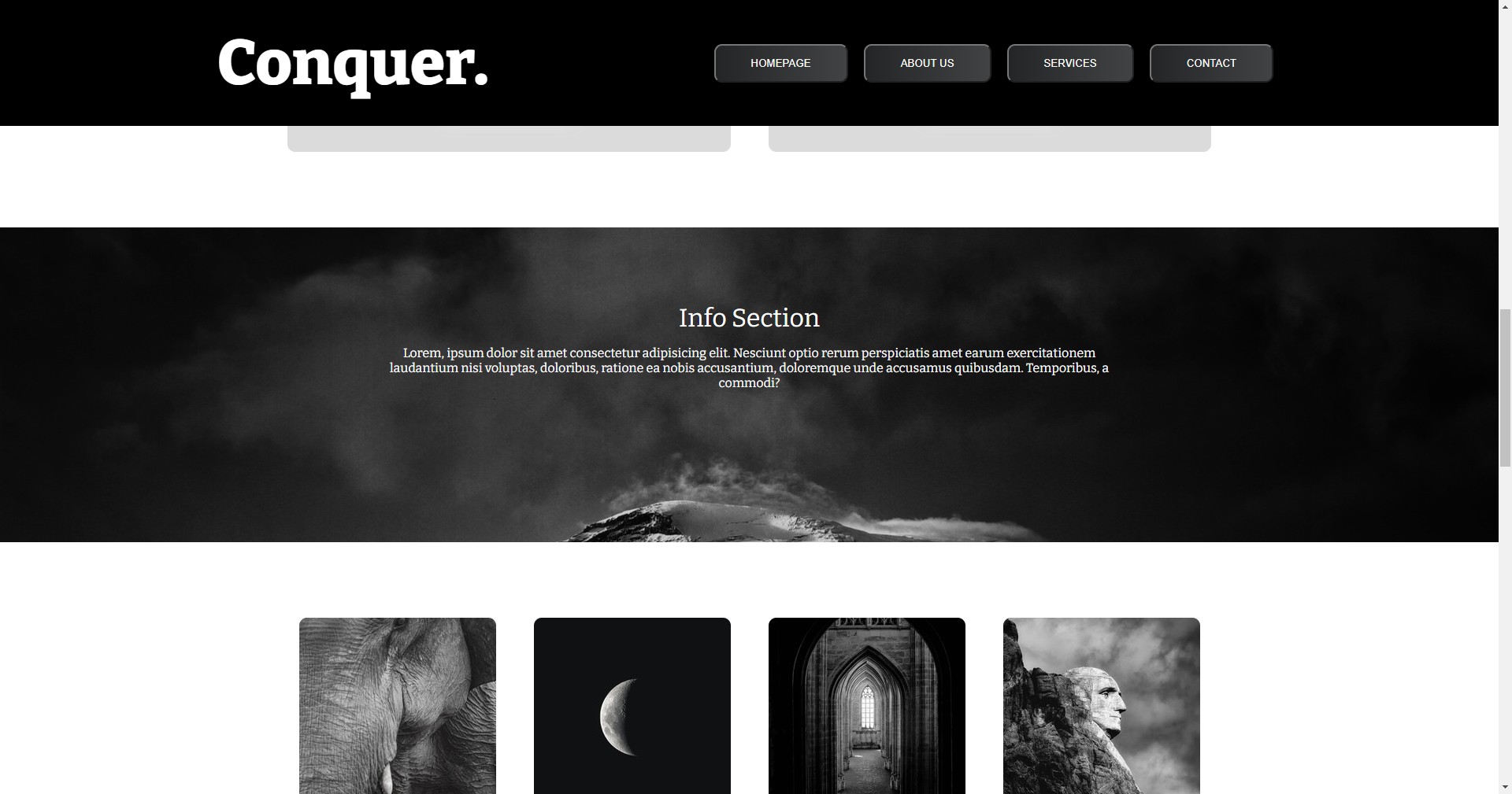 GitHub - Keanin-Cupido/conquer-simple-one-page-layout: A simple one ...