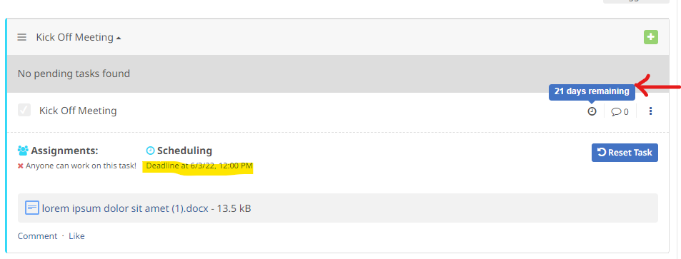 Completed tasks show wrong scheduling information · Issue #190 · humhub ...