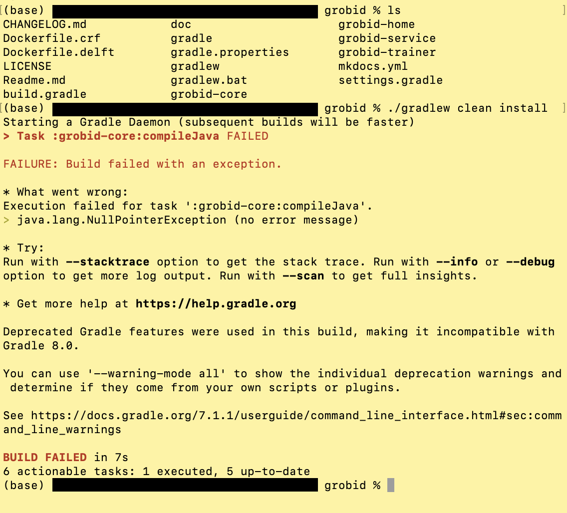 Unable to proceed with gradlew clean install on macos issue 925