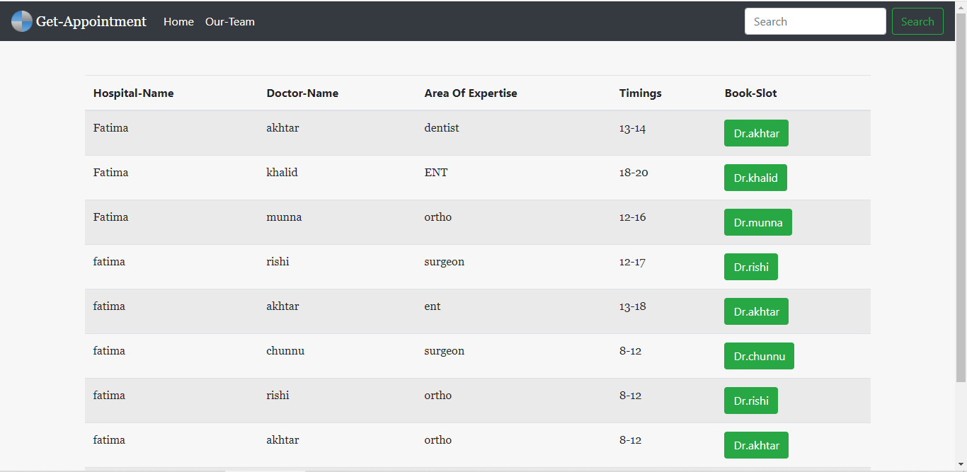 GitHub - MdMaazKhan/Doctors-Appointment-System