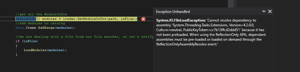 [Bug] Error during dynamic loading MOdule · Issue #2408 · PrismLibrary ...