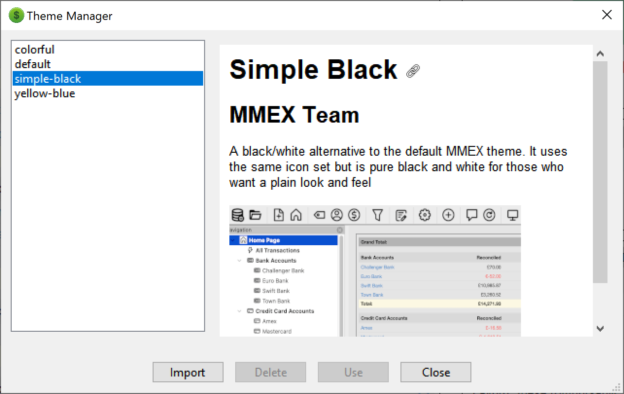 Theme manager window size · Issue #3321 · moneymanagerex/moneymanagerex ...