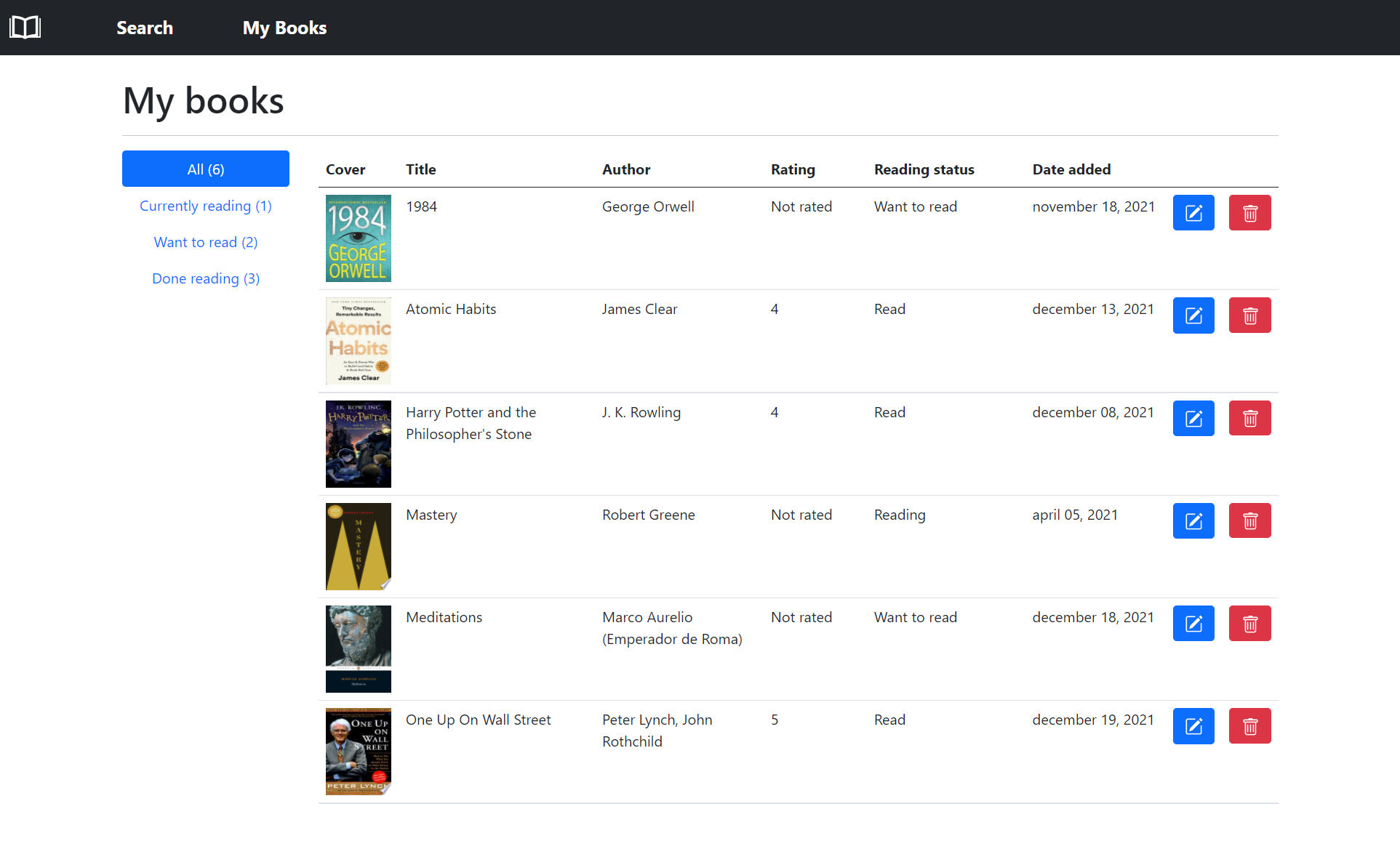 GitHub jonathanbokvad/BookCategorize Search, categorize and rate