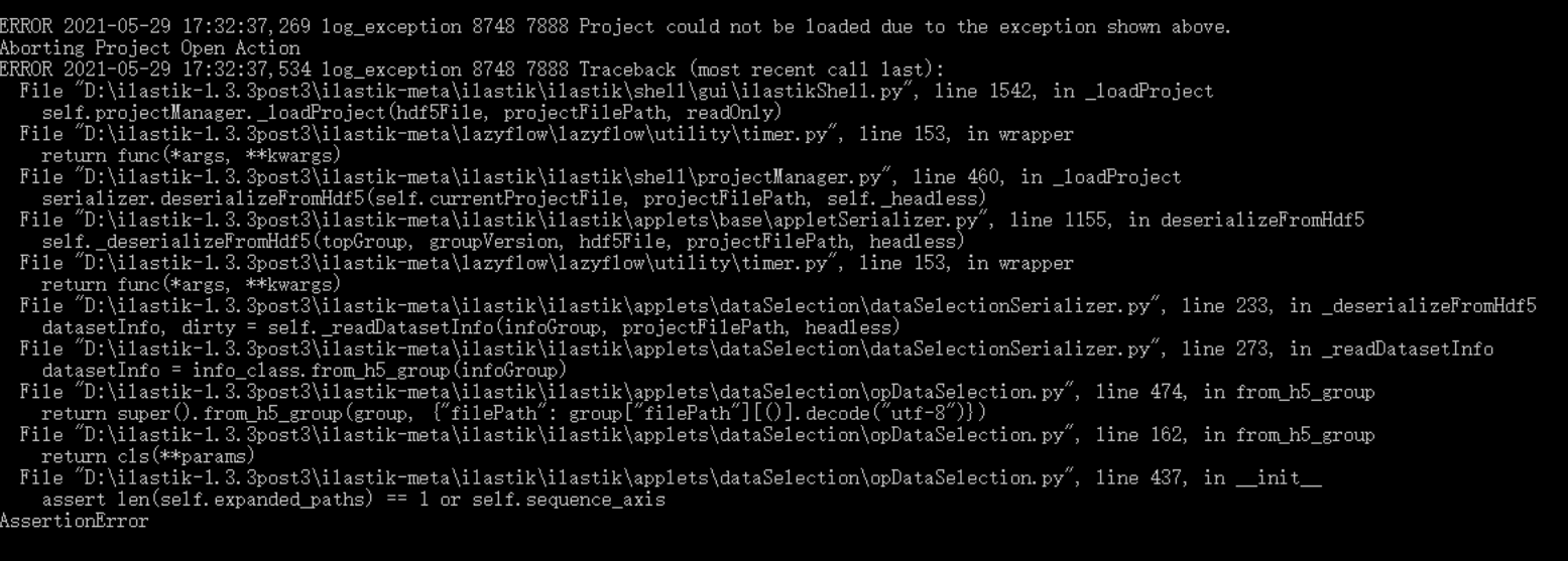 Could not load project file · Issue #2432 · ilastik/ilastik · GitHub