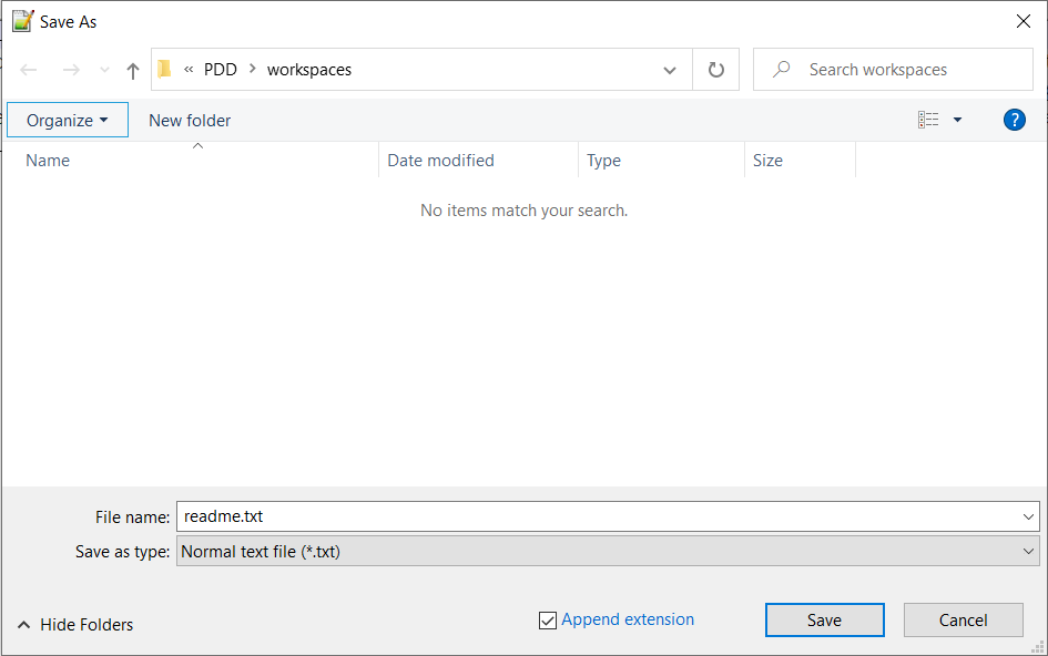 Minor save/save as bug: a file does not exist on network volume anymore ...