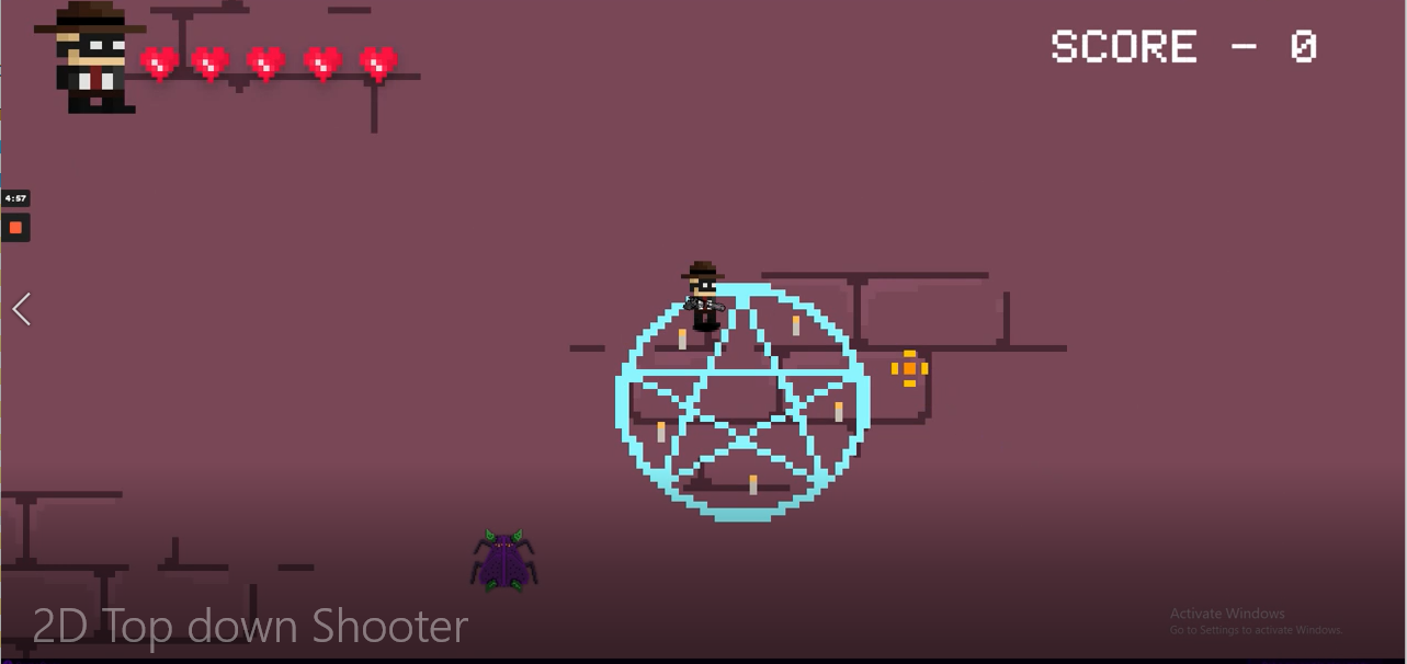 GitHub - amitbonty/CrypticDungeon: 2D Top down shooter game made with ...