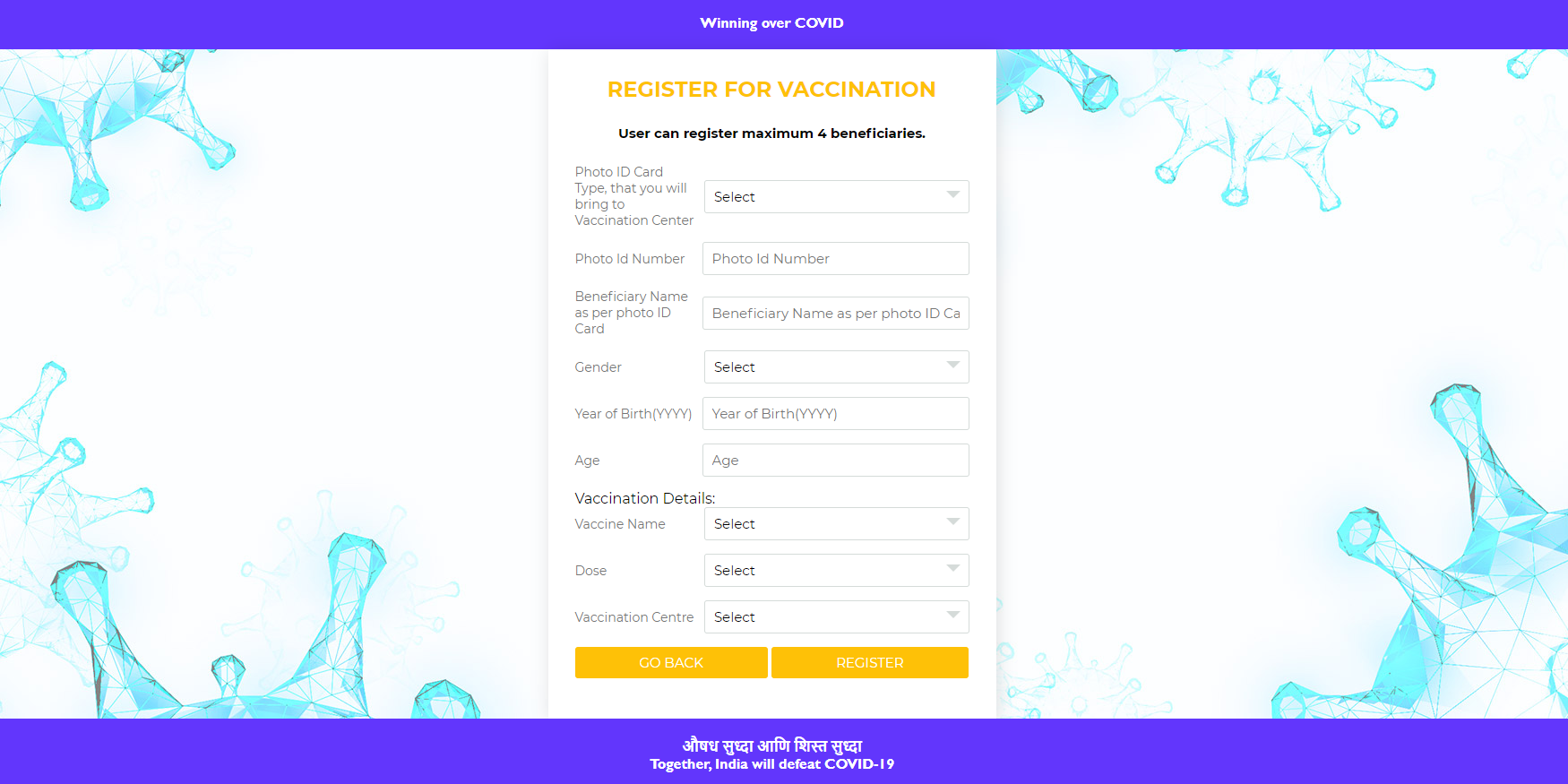 GitHub - Vaishnavigbisen/Covid-19-Vaccination-Management-System ...