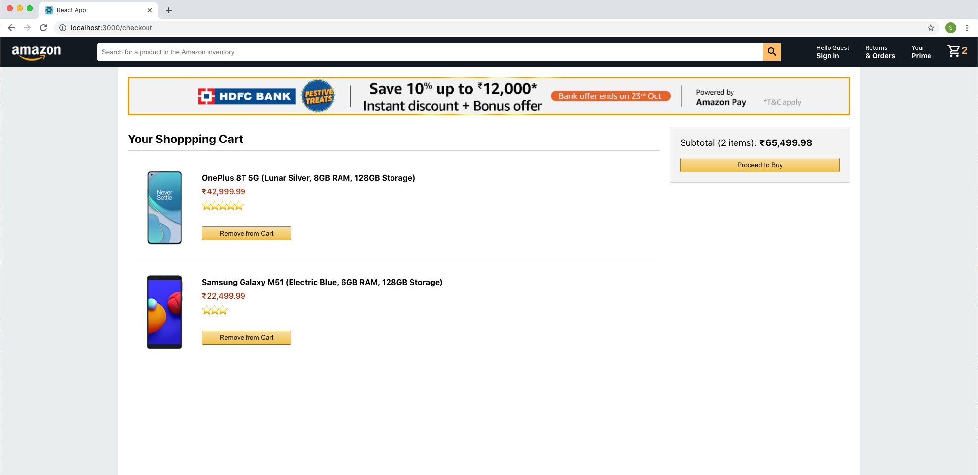 GitHub - sudmon200/amazon-ecommerce-clone: Amazon e-Commerce Clone
