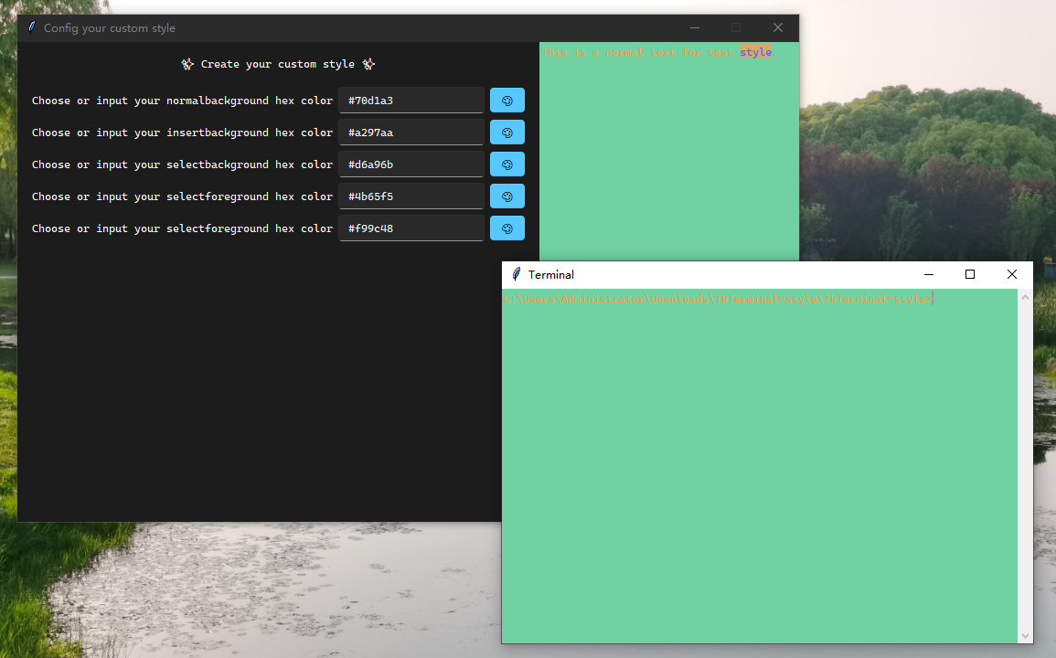 GitHub - littlewhitecloud/TkTerminal: A terminal emulator widget ...