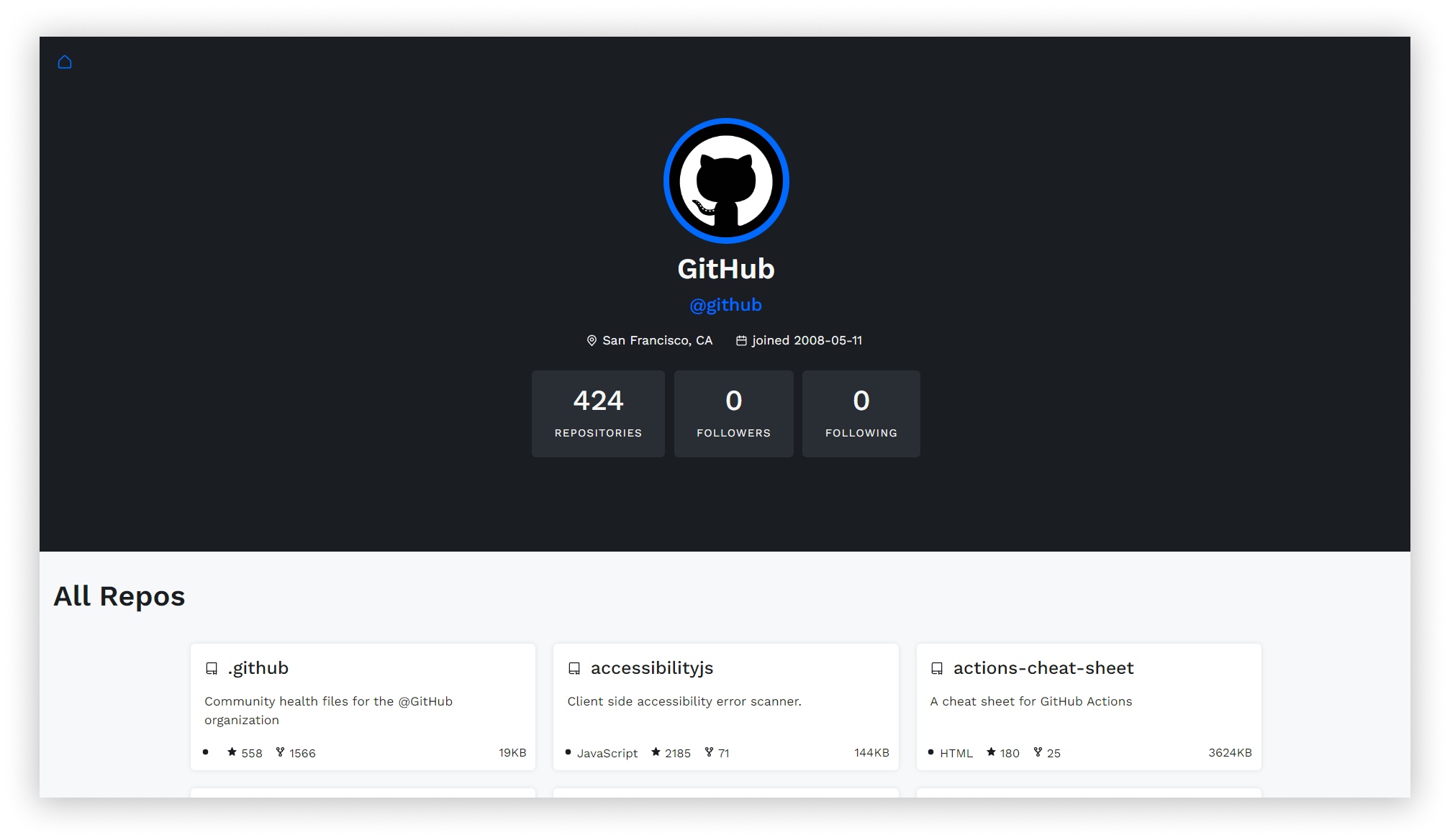 Github Adarshchavhan Gitmy It Shows Nicer Version Of Github Profiles