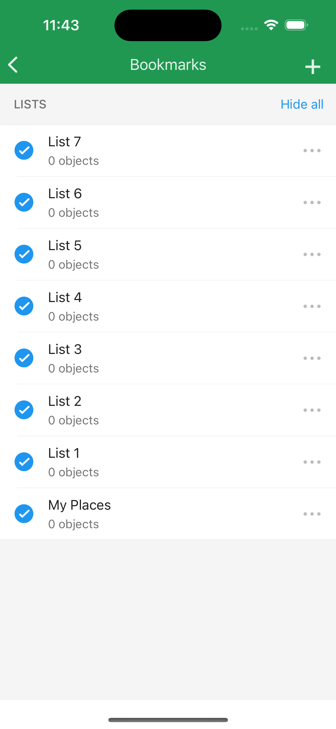 [ios] Newly created bookmarks list shows at the end instead of the top ...
