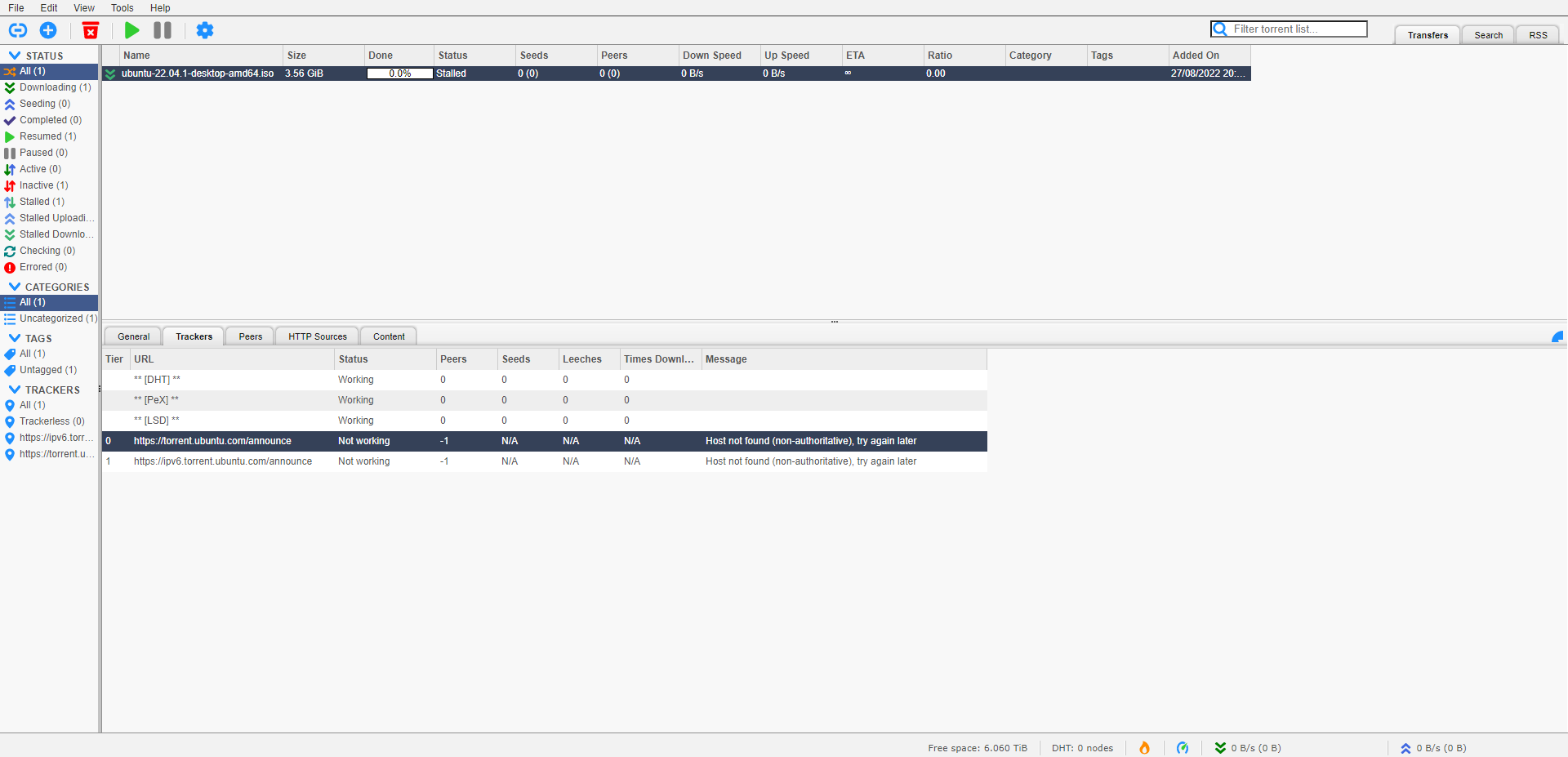 Host not found non authoritative try again later issue 3 qbitmf