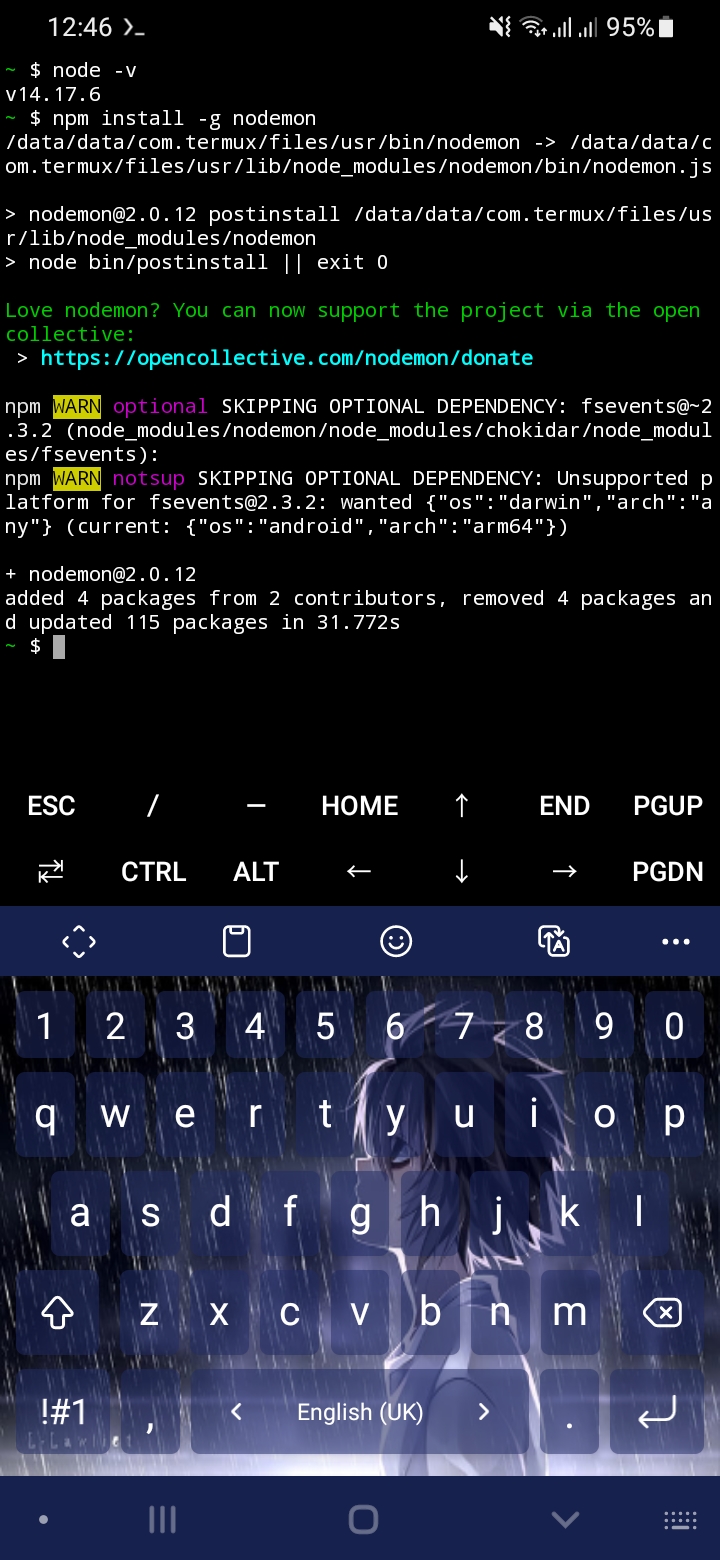 [Bug]: installing global packages in nodejs v16.9.1 with npm in broken ...