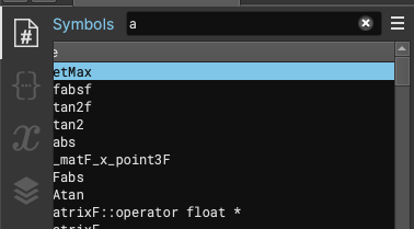 New symbols UI scrolls sideways when searching · Issue #4208 · Vector35 ...