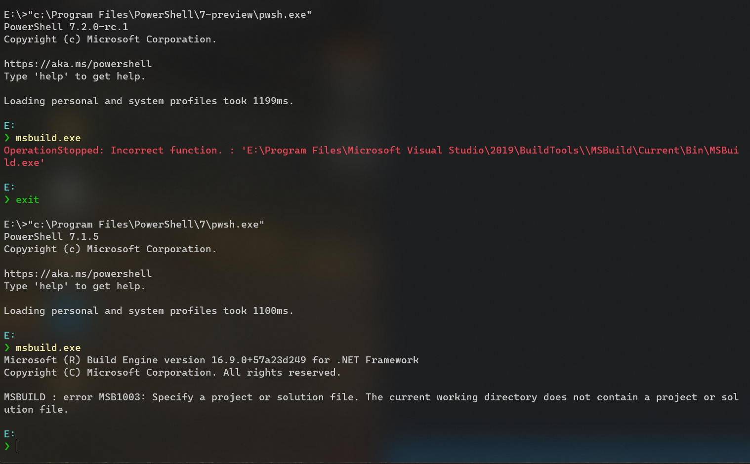 OperationStopped: Incorrect function when running an exe from a mounted ...