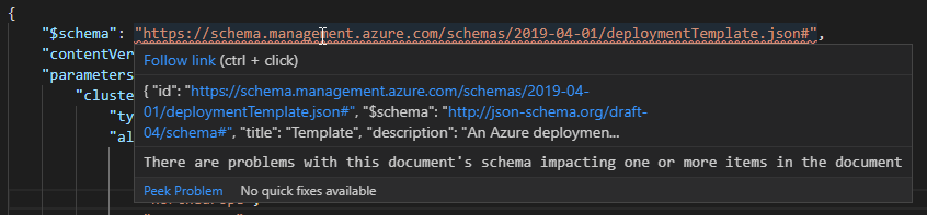 There are problems with this document's schema impacting one or more ...