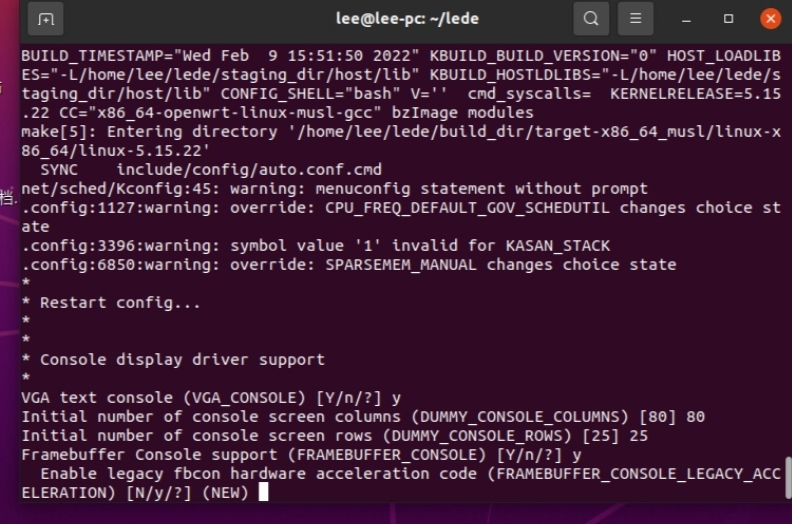 全新编译5.15内核会卡住 · Issue #8856 · coolsnowwolf/lede · GitHub